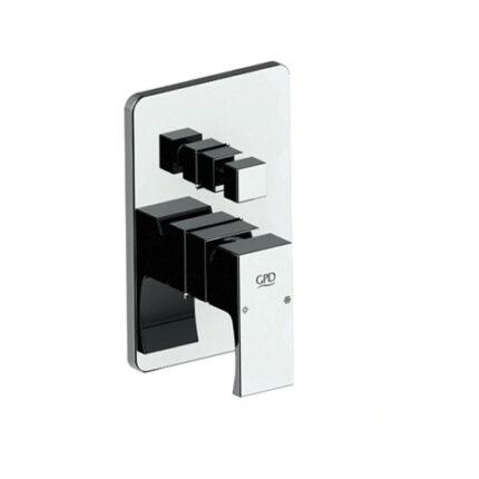 GPD Fuego Ankastre Batarya Sıva Üstü Grubu Krom SUG105 - SUG105 - Banyo Ankastre Ürünleri