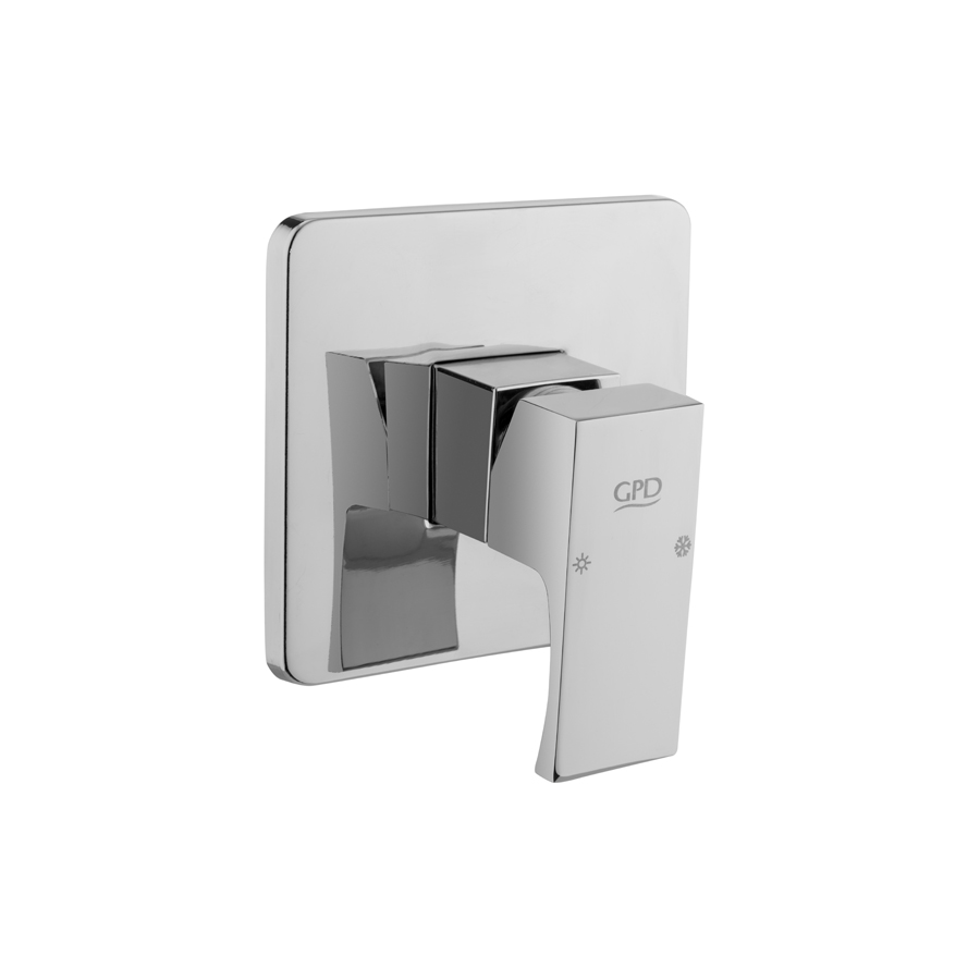 GPD Fuego Ankastre Duş Bataryası Krom MAD105 GPD Fuego Ankastre Duş Bataryası Krom MAD105 - MAD105 - Duş Bataryası