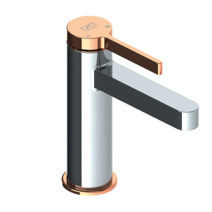 GPD Gildo Lavabo Bataryası Krom-Rose Gold MLB165-K-R - MLB165-K-R - Lavabo Bataryası