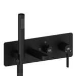 GPD Gildo Mix Kombine Ankastre Banyo Bataryası Siyah MKA165-S - MKA165-S - Ankastre Banyo Bataryası