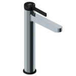 GPD Gildo Set Üstü Lavabo Bataryası Krom-Siyah MSL165-K-S - MSL165-K-S - Lavabo Bataryası