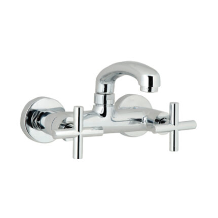 GPD Nino Aplike Döner Lavabo Bataryası Krom ADL05 - ADL05 - Duvardan Eviye Bataryası