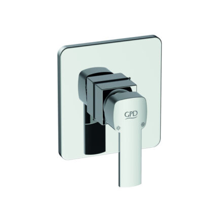 GPD Pedra Ankastre Duş Bataryası Krom MAD160 - MAD160 - Ankastre Duş Bataryası