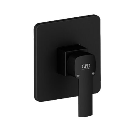 GPD Pedra Ankastre Duş Bataryası Siyah MAD160-S