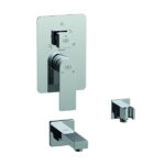 GPD Provido Mix Çevirmeli Ankastre Batarya Tsen817 Krom MCA156 - MCA156 - Ankastre Banyo Bataryası