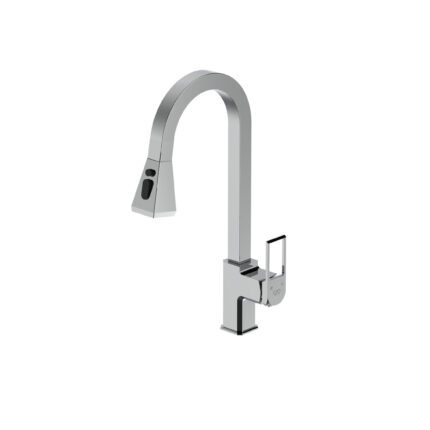 GPD Quadro Spiralli Eviye Bataryası Krom MES190 - MES190 - Spiralli Mutfak Eviye Bataryası