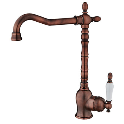 GPD Retro Tek Gövde Eviye Bataryası Bakır Oksit Kaplama MTE180-B - MTE180-B - Mutfak Eviye Bataryası