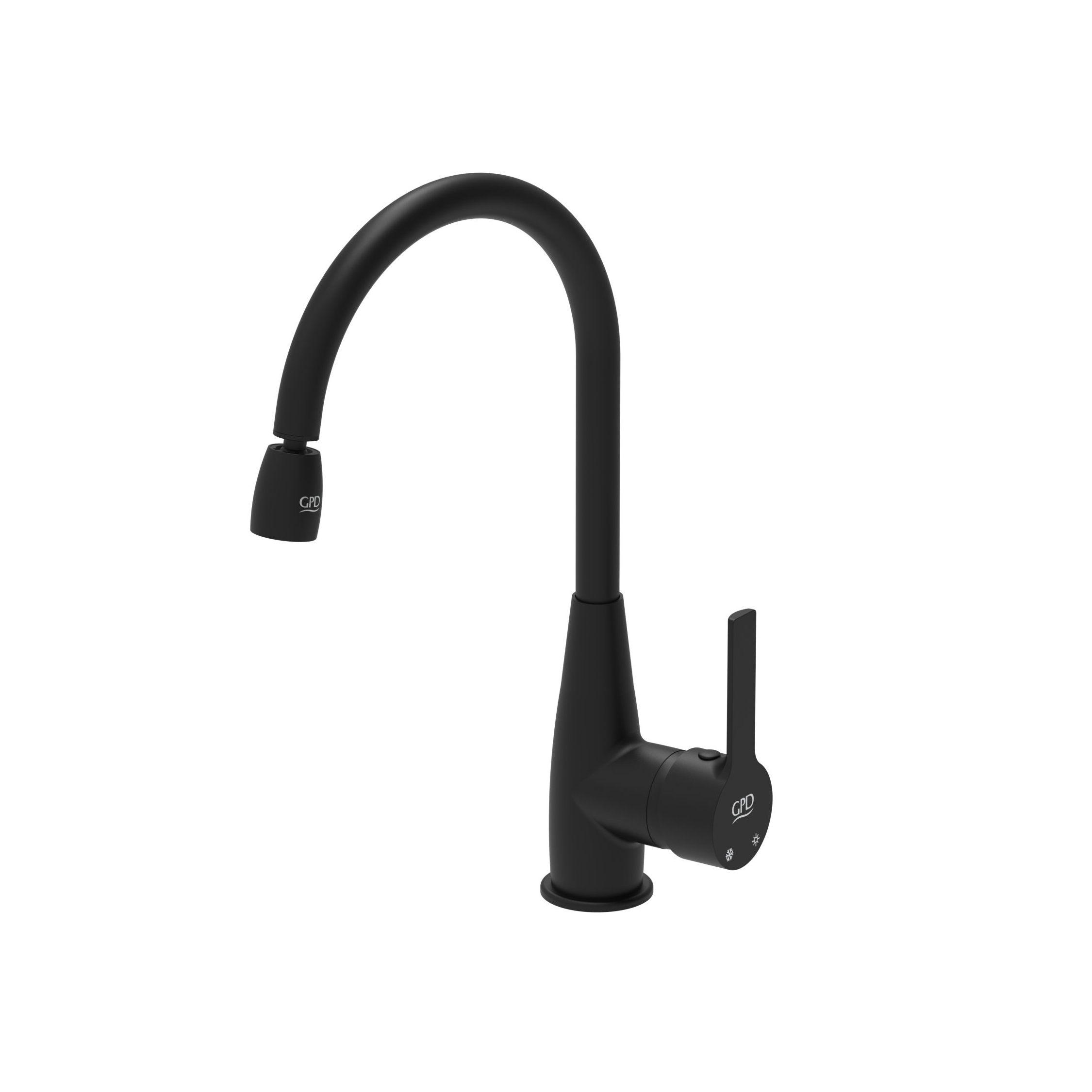 GPD Solus Tek Gövde Eviye Bataryası Siyah MTE55-S GPD Solus Tek Gövde Eviye Bataryası Siyah MTE55-S