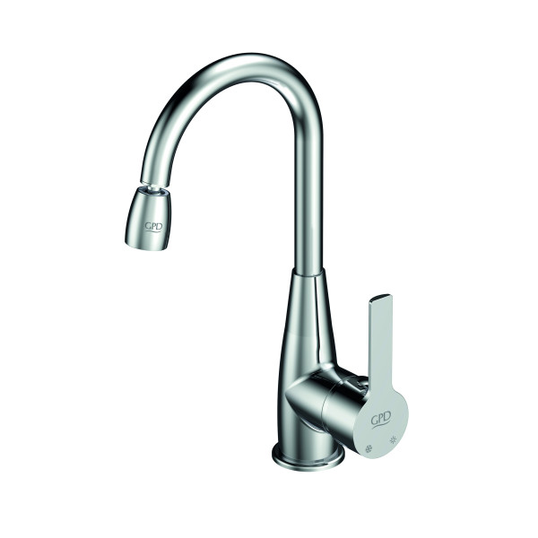 GPD Solus Tek Gövde Lavabo Bataryası Krom MTL55 GPD Solus Tek Gövde Lavabo Bataryası Krom MTL55