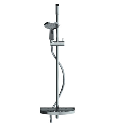 GPD Sürgülü Duş Seti 5 Fonksiyonlu Ø110 Krom DST52 - DST52 - Sürgülü Duş Setleri