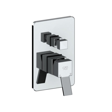 GPD Tulio Ankastre Batarya Sıva Üstü Grubu Krom SUG135