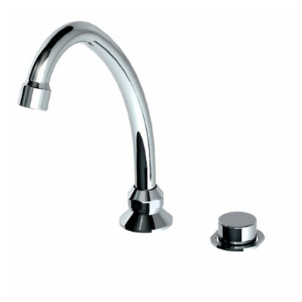 GPD Zaman Ayarlı Ankastre Eviye Bataryası Kapaklı Krom ZAE01