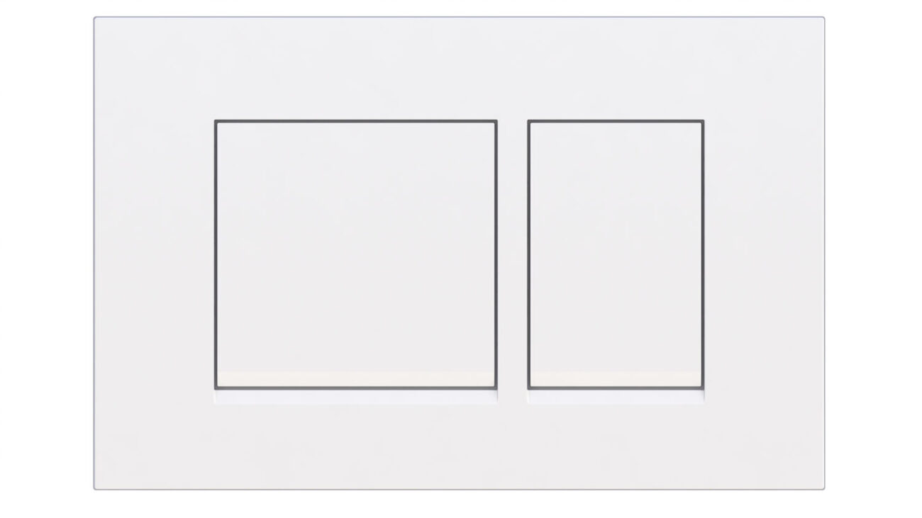 Serel Dikdörtgen Beyaz Panel