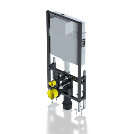 Serel Smooth Gömme Rezervuar-Asma Klozet-Alçıpan-Dik Pis Su Çıkışlı