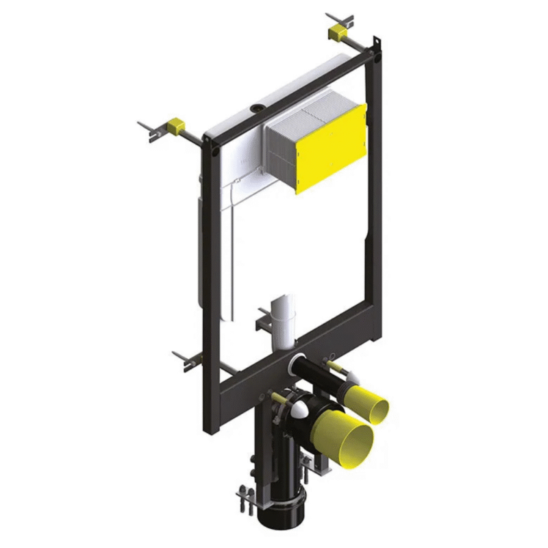 Serel Smooth Gömme Rezervuar-Asma Klozet-Dik Pis Su Çıkışlı