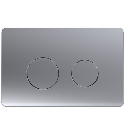 Serel Yuvarlak Mat Krom Panel-Metal Kaplama - P570110 - Kumanda Panelleri (Gömme Rezervuar Butonları)