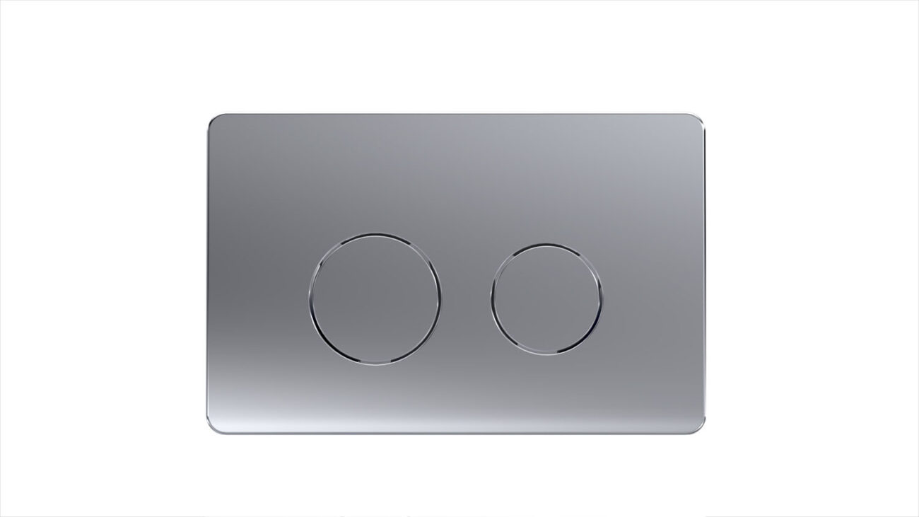 Serel Yuvarlak Mat Krom Panel-Metal Kaplama