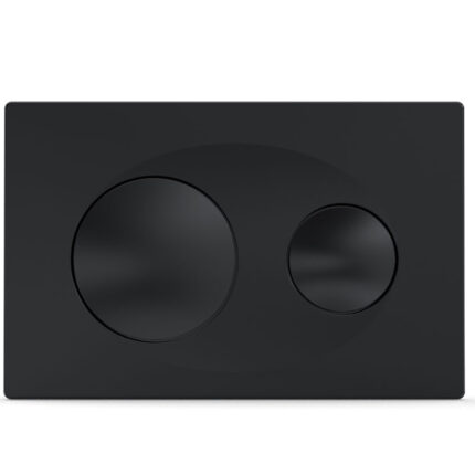 Serel Yuvarlak Soft Siyah Panel - P400190 - Kumanda Panelleri (Gömme Rezervuar Butonları)