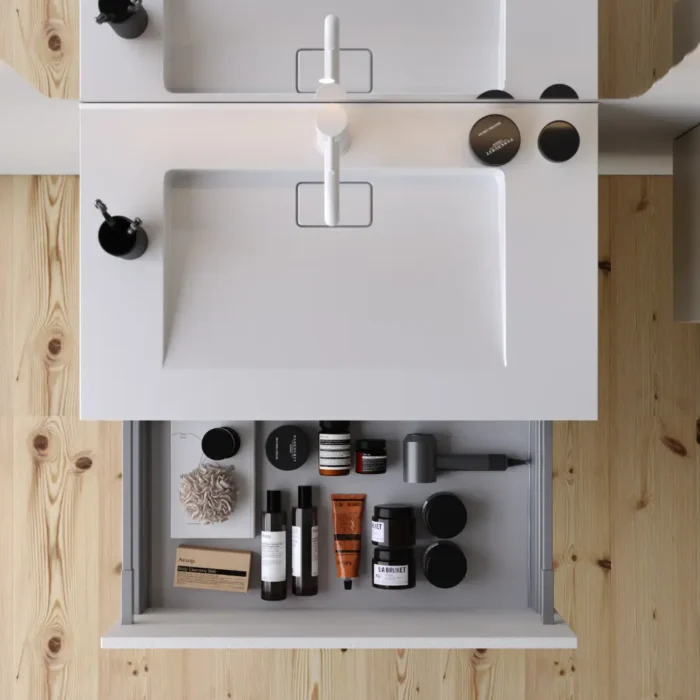 Smart Duru 65 cm Banyo Dolabı - DURU-65 - Banyo Dolapları - 1