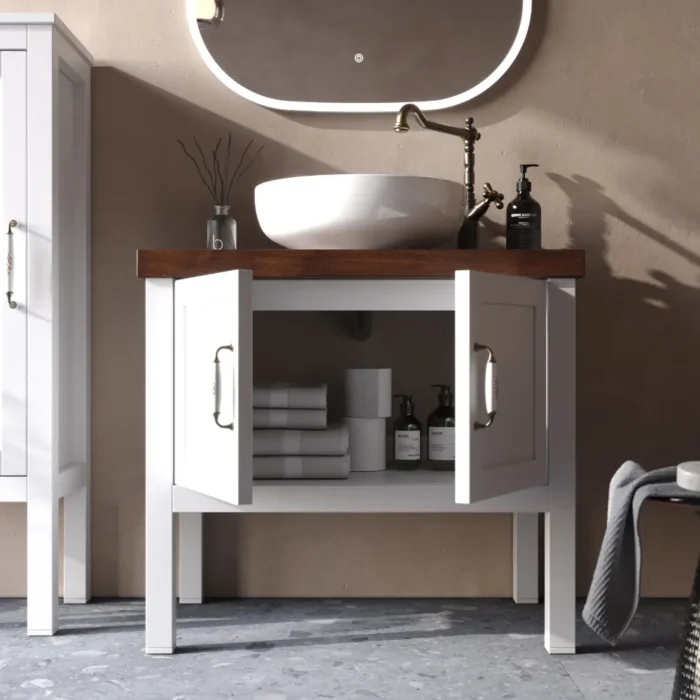 Smart London 85 cm Banyo Dolabı - LONDON-85 - Banyo Alt Modülleri - 1