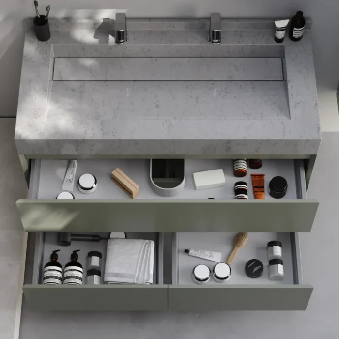 Smart Lucca 120 cm Banyo Dolabı - LUCCA-120 - Banyo Dolapları - 1