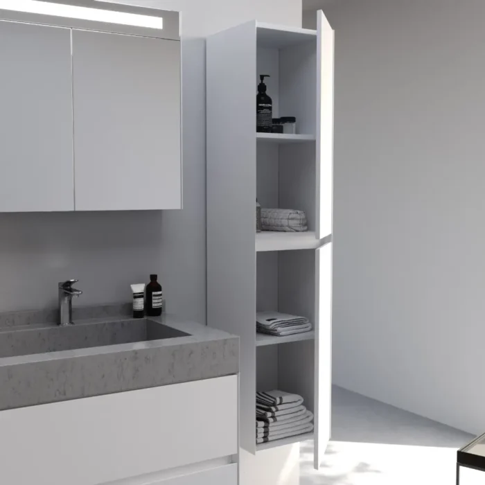 Smart Lucca 120 cm Banyo Dolabı - LUCCA-120 - Banyo Dolapları - 3