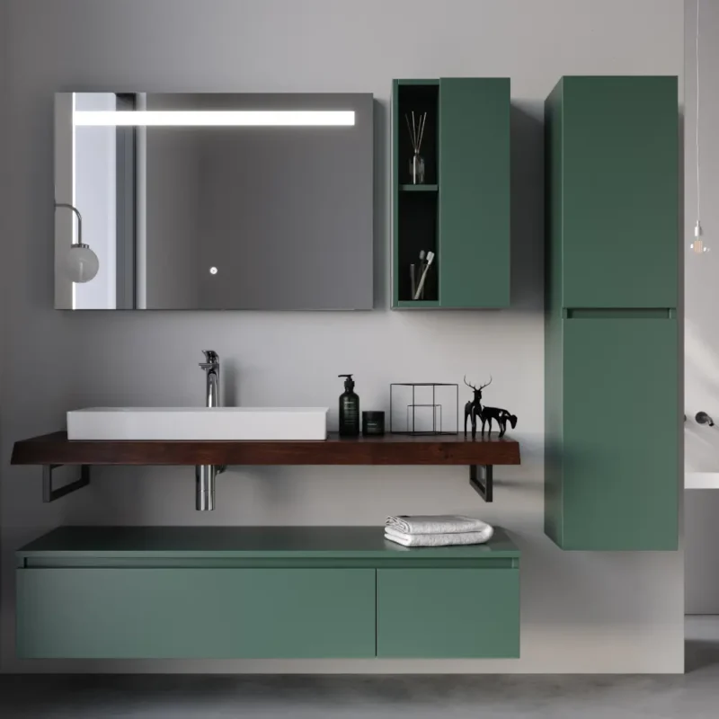 Smart Milano 140 cm Banyo Dolabı - MİLANO-140 - Banyo Dolapları