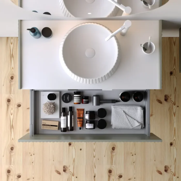 Smart Palermo 120 cm Banyo Dolabı - PALERMO-120 - Banyo Dolapları - 2