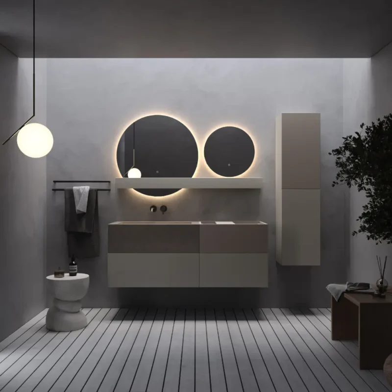 Smart Roma 140 cm Banyo Dolabı - ROMA-140 - Banyo Dolapları