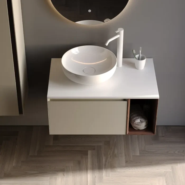 Smart Toledo 80 cm Banyo Dolabı - TOLEDO-80 - Banyo Dolapları - 2