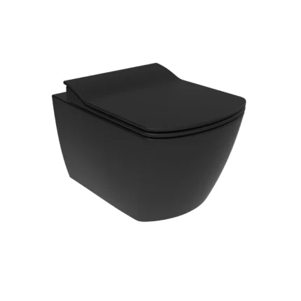 Creavit Elegant Rim-Off Asma Klozet Kömür Karası EG321-00KK00E-0000