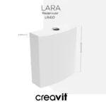 Creavit Lara Rezervuar Beyaz LR410-00CB00E-0000 - LR410-00CB00E-0000 - Rezervuarlar
