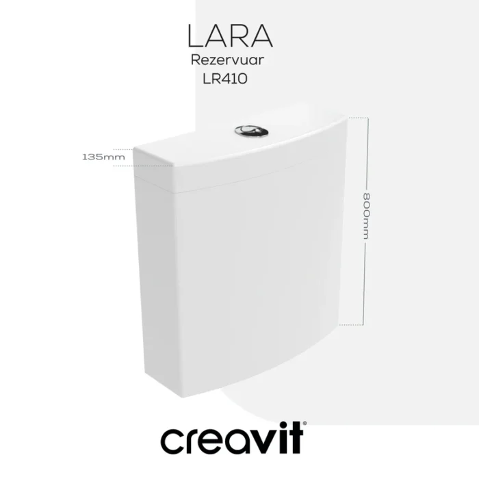 Creavit Lara Rezervuar Beyaz LR410-00CB00E-0000 - LR410-00CB00E-0000 - Rezervuarlar