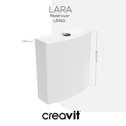 Creavit Lara Rezervuar Beyaz LR410-00CB00E-0000