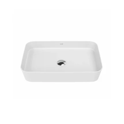 Creavit Loop Dikdörtgen Çanak Lavabo 40x60cm Beyaz LP060-00CB00E-0000