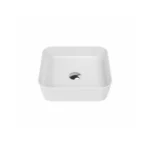 Creavit Loop Kare Çanak Lavabo 40 cm Beyaz LP040-00CB00E-0000 - LP040-00CB00E-0000 - Çanak Lavabo