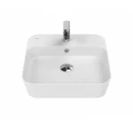 Creavit Loop Kare Çanak Lavabo 45 cm Beyaz LP046-00CB00E-0000 - LP046-00CB00E-0000 - Çanak Lavabo