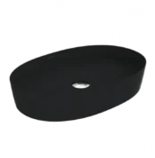 Creavit Loop Oval Çanak Lavabo 40x60 cm Kömür Karası LP160-00KK00E-0000 - LP160-00KK00E-0000 - Çanak Lavabo