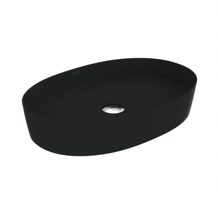 Creavit Loop Oval Çanak Lavabo 40x60 cm Kömür Karası LP160-00KK00E-0000 - LP160-00KK00E-0000 - Çanak Lavabo