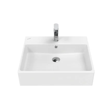 Creavit Next Tezgah Üstü Kare Lavabo 60 cm Nx260-00CB00E-0000