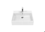 Creavit Next Tezgah Üstü Kare Lavabo 60 cm Nx260-00CB00E-0000 - NX260-00CB00E-0000 - Tezgah Üstü Lavabo