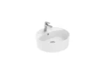 Creavit Nice 45 cm Set Üstü Armatür Delikli Lavabo NC046-00CB00E-0000 - NC046-00CB00E-0000 - Tezgah Üstü Lavabo