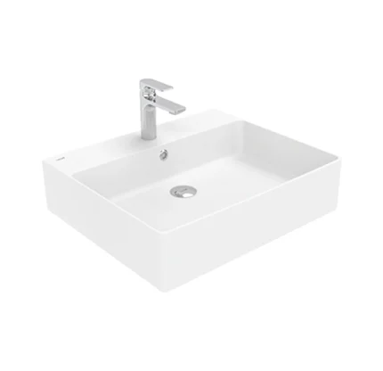 Creavit Volga Tezgah Üstü Kare Lavabo 60cm Vx260-00CB00E-0000