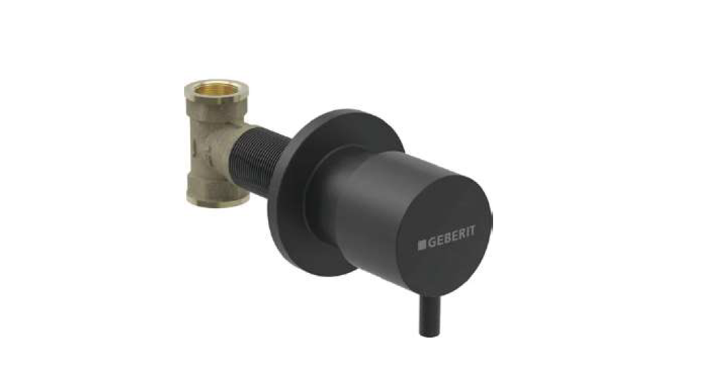 Geberit Ankastre Stop Valf Mat Siyah 616.004.14.1 Geberit Ankastre Stop Valf Mat Siyah 616.004.14.1