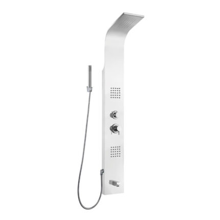 Acar Rondo Krom Hidromasaj Duş Paneli - 04.05.790 - Panel Duş Sistemleri, Duş Paneli ve Kolonu