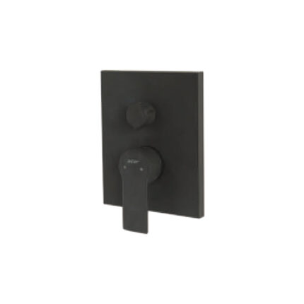 Acar Safir Black Üç Yönlü Ankastre Banyo Bataryası 20 Mm - 07.02.190 - ARMATÜR, Ankastre Banyo Bataryası