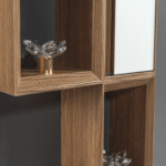 Bagnora Sharp 100 cm Taş Gri Banyo Dolabı