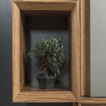 Bagnora Sharp 100 cm Taş Gri Banyo Dolabı