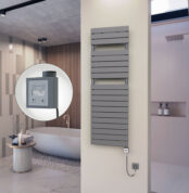 Radiva 10H Elektrikli Havlupan 500x1550 Antrasit Ktx3 1000 Watt Spiral Kablolu - 110H05001550B2TE7100-K - Elektrikli Havlupan