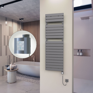 Radiva 10H Elektrikli Havlupan 500x1550 Antrasit Ktx4 1000 Watt Spiral Kablolu - 110H05001550B2TEC100-K - Elektrikli Havlupan